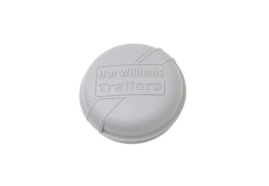 Photo of Ifor Williams 76mm Grey Trailer Hub Grease Cap - P1258
