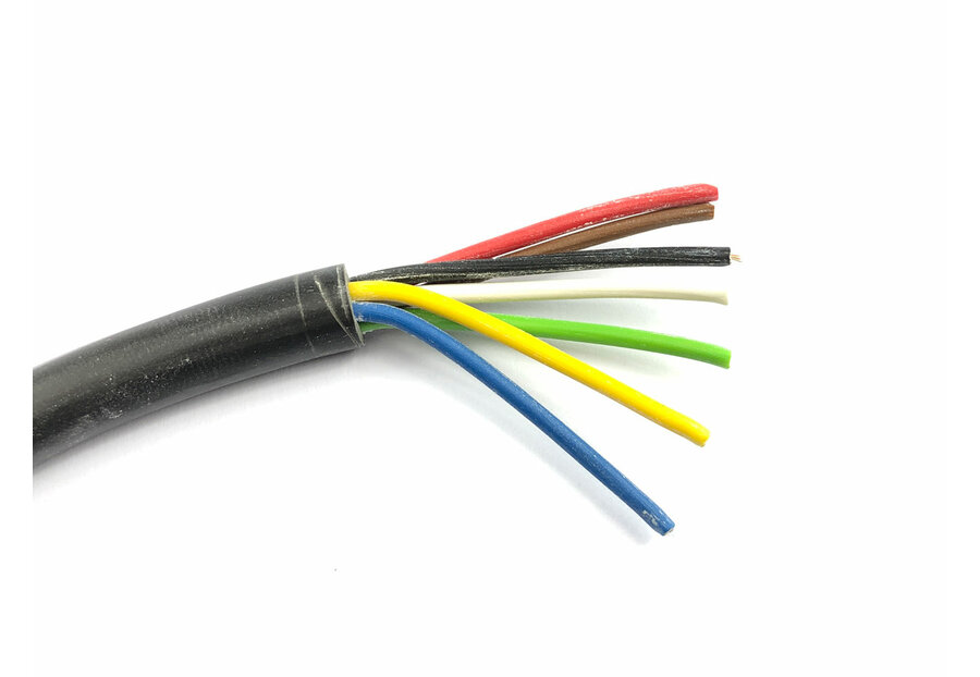 Photo of 7 Core 12N Black Towbar / Trailer Lighting Cable