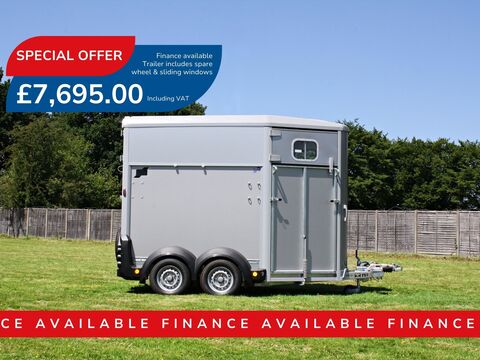 Ifor Williams HB506 Double Horse Trailer - Silver