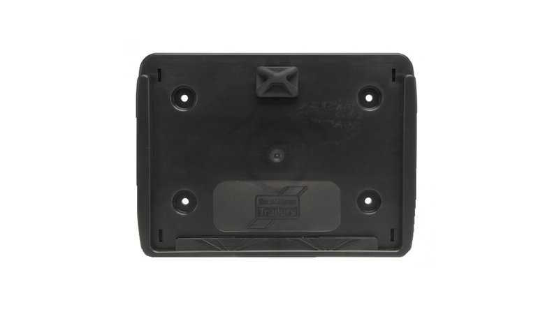 Ifor Williams Black Square Number Plate Holder - P07994