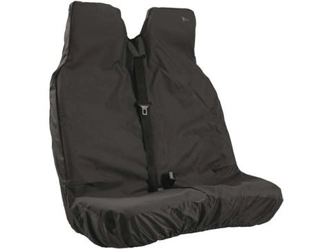 Ford Transit Passenger Double Seat Cover - Black