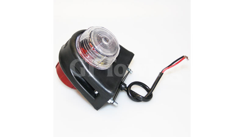 Photo of Side Marker Lamp with Clear and Red Lens - MP37B