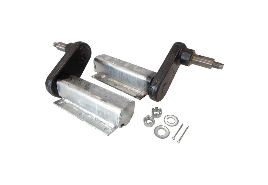 Photo of 350kg Trailer Suspension Units (Pair) 7CWT 6 Hole 1 Inch Standard Stub Axle