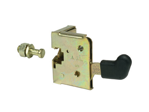 Photo of Ifor Williams BV Push Button Front Door Inner Latch - P1059