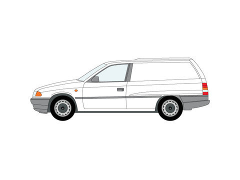 Photo of Astra Van Without Roof Rails 1993 - 2006