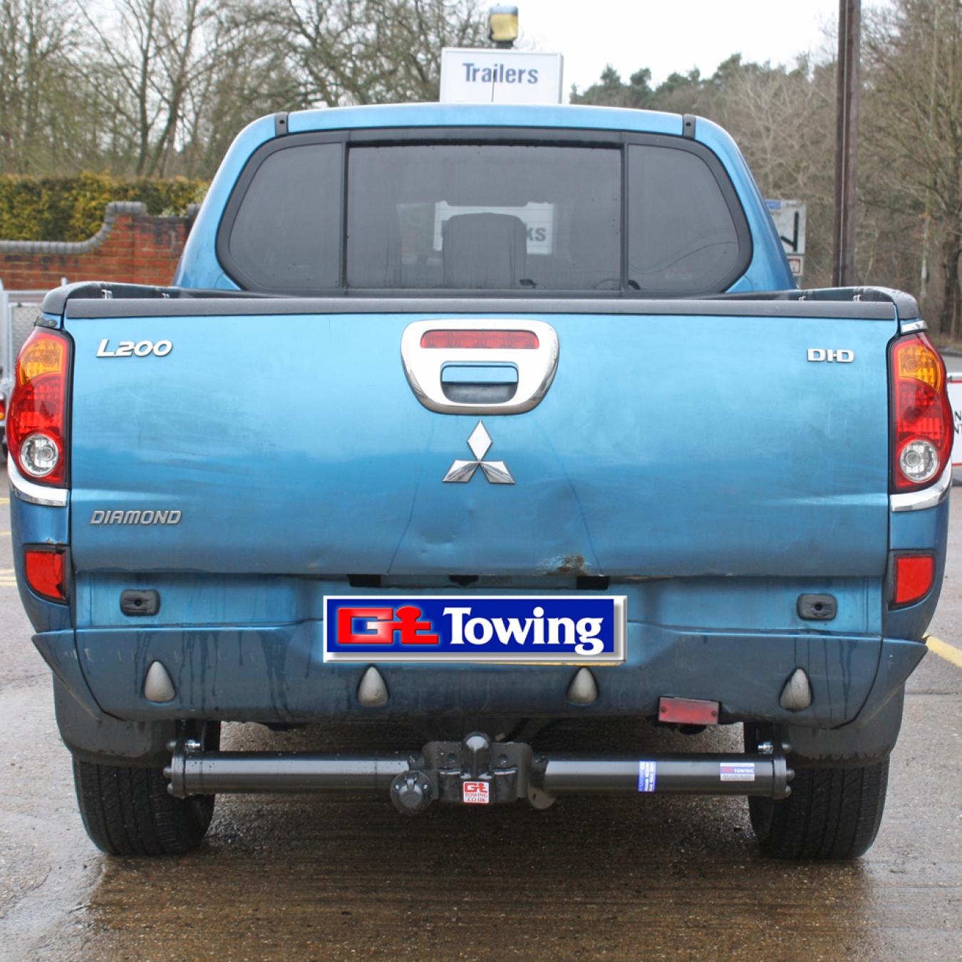 fits with chrome under-run bar Witter CL92 Fixed Flange Neck Tow Bar 2006-2015 Mitsubishi L200 Pickup 