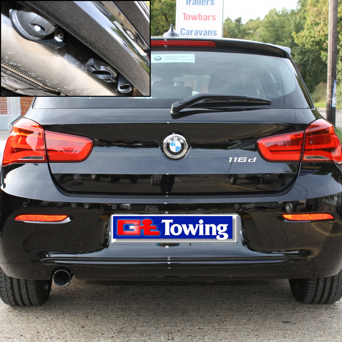 Fixed Swan Neck Towbar for BMW 1 Series Hatch 3-5door 11-15 Tow Bar 06033/F_A1 
