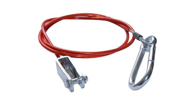 Photo of Ifor Williams Trailer Safety Clevis Breakaway Cable - P00899