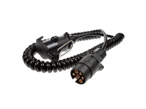 Photo of 2.5m 7 Pin Trailer Suzzy Coiled Extension Lead