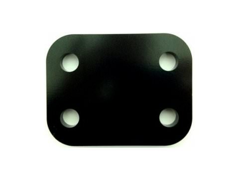 Photo of 2" Black Towbar Drop Plate