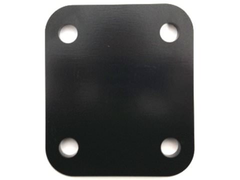 Photo of 4" Black Towbar Drop Plate