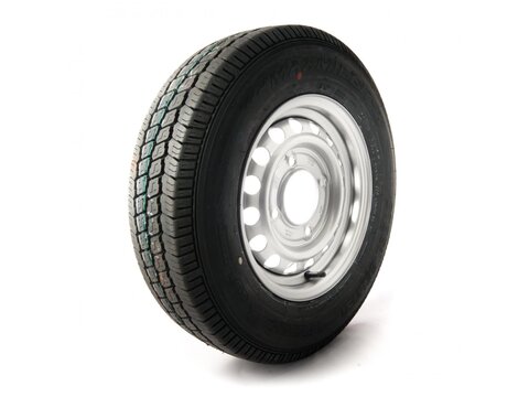 Photo of 145 / 70 R13 84N 6Ply Tyre on a 4 stud 5.5" PCD Rim