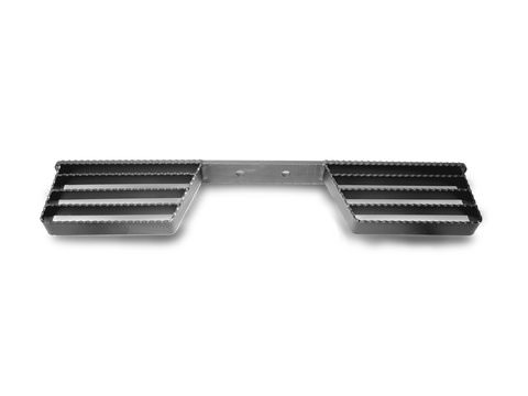 Photo of Double Sided Open Tread Black Towbar Step