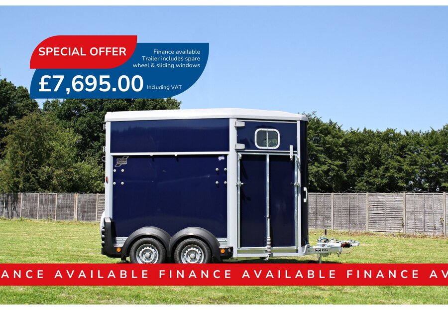 Photo of Ifor Williams HB506 Double Horse Trailer - Blue