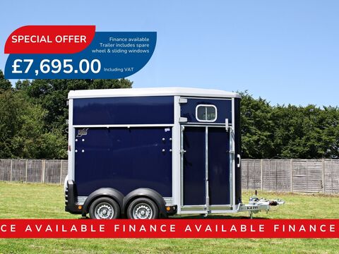 Photo of Ifor Williams HB506 Double Horse Trailer - Blue