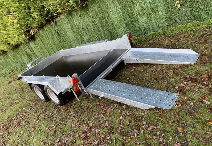 Ifor Williams GH1054 Beavertail Plant Trailer With 4ft 9in Skids