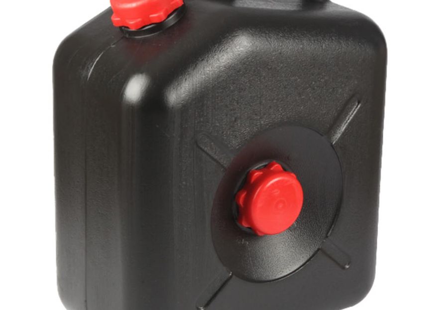 Black 25L Waste Jerry Can