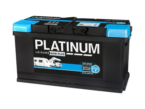 Photo of Platinum Leisure AGM Plus 100 Amp Caravan Leisure Battery