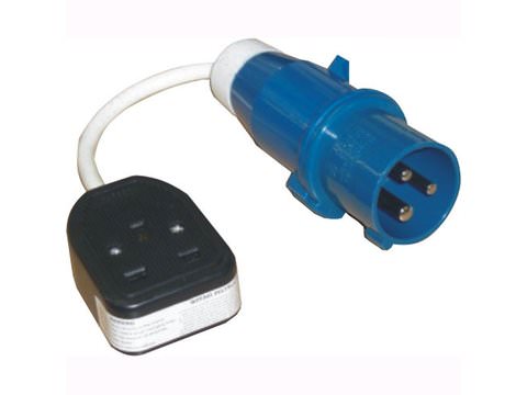Photo of Site Plug to 13amp Socket Mains Conversion Lead
