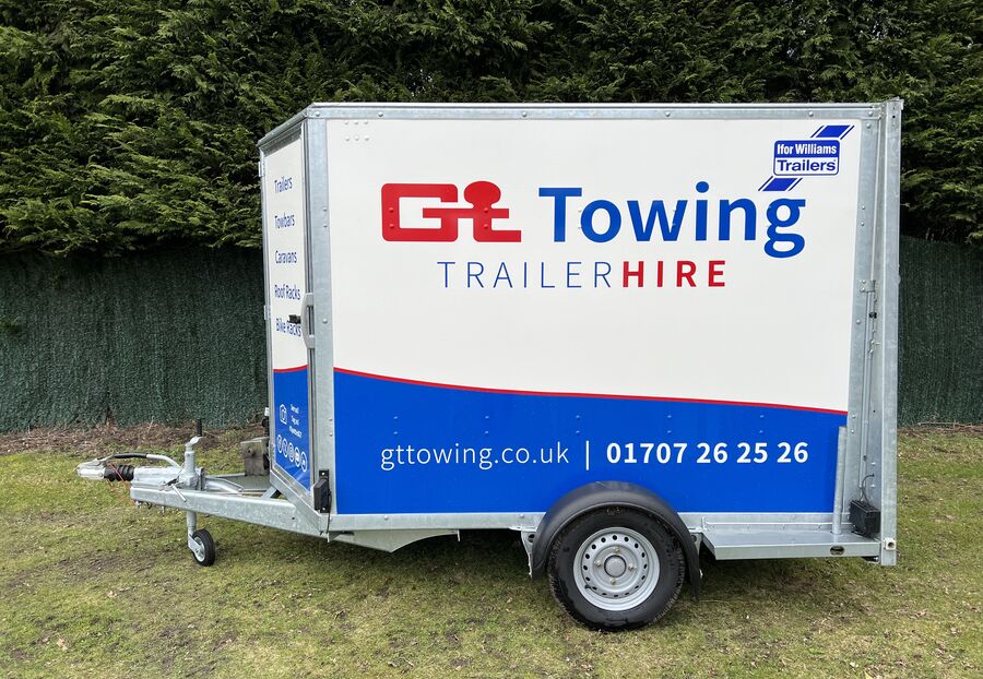 Ifor Williams BV85G Single Axle Enclosed Trailer Hire