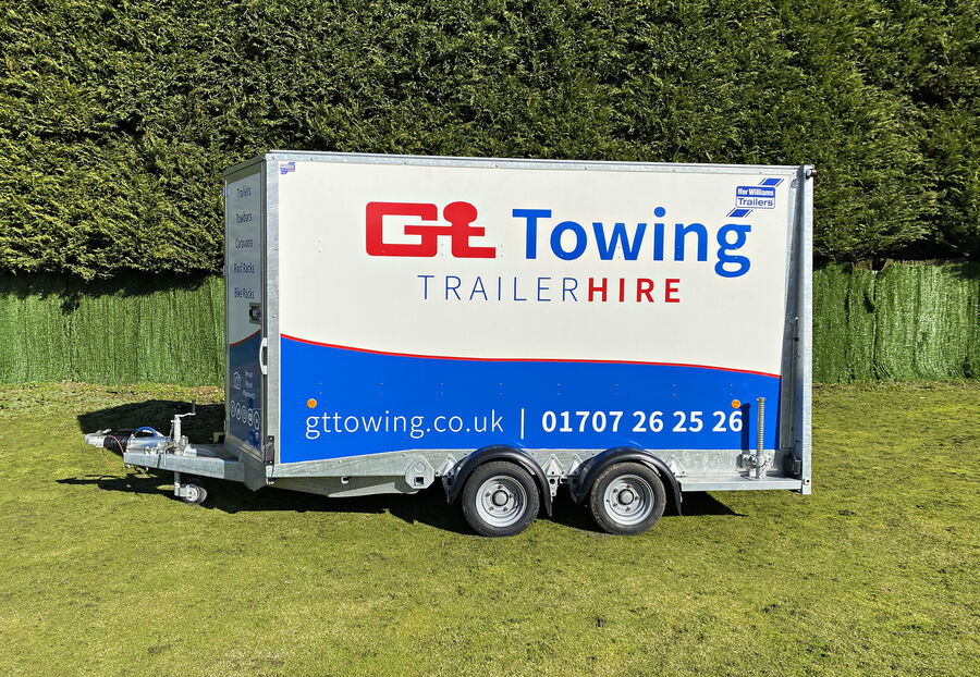 Ifor Williams BV126G Twin Axle Enclosed Trailer Hire