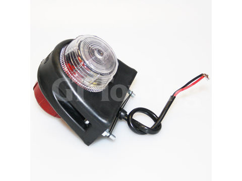 Photo of Side Marker Lamp with Clear and Red Lens - MP37B