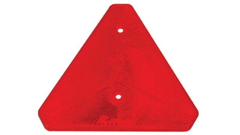 P0661 Ifor Williams Trailer Red Triangle Reflector Partcode 