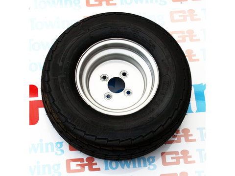 Photo of 20.5 x 8.0 - 10 4 Ply Flotation Tyre fitted onto a 10" 4 Stud x 100mm PCD Rim