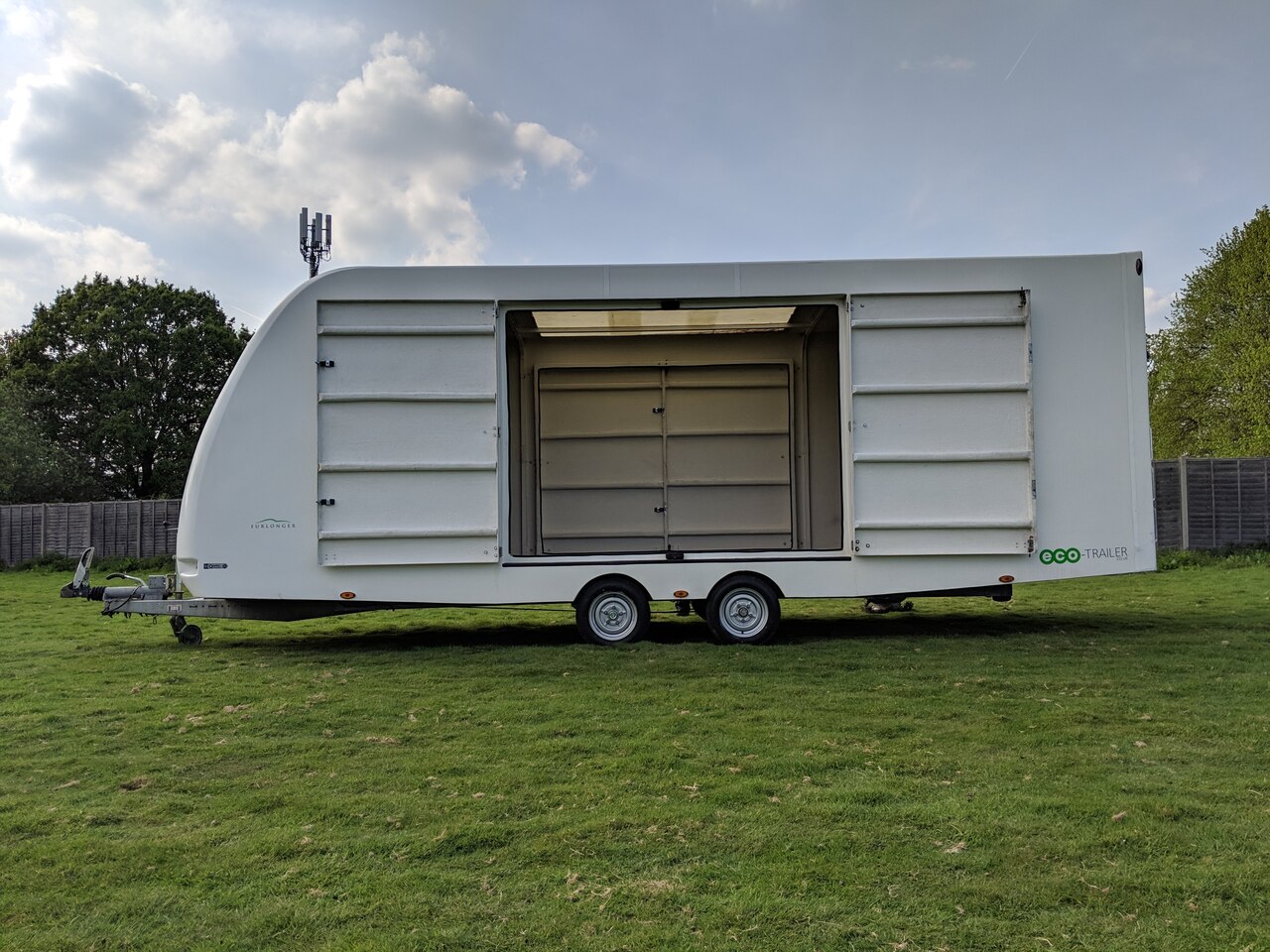 used enclosed car trailer