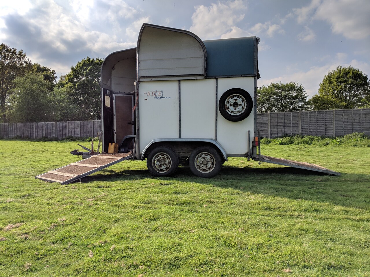 Used Rice Continental Small Horse Trailer