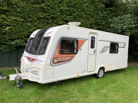 Photo of Used Bailey Unicorn S2 Cadiz - 2013 Caravan - 4 Berth Fixed Single Beds