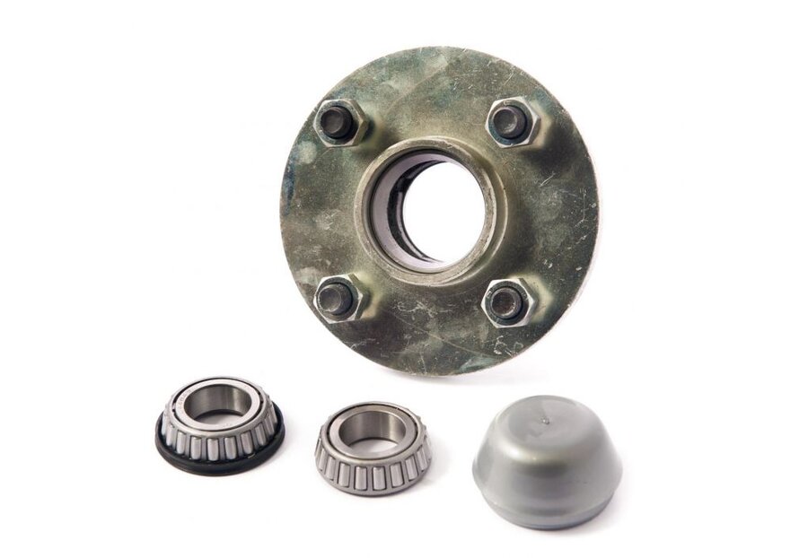 Photo of Unbraked Trailer 100mm PCD Tapered Roller Bearing Hub Kit
