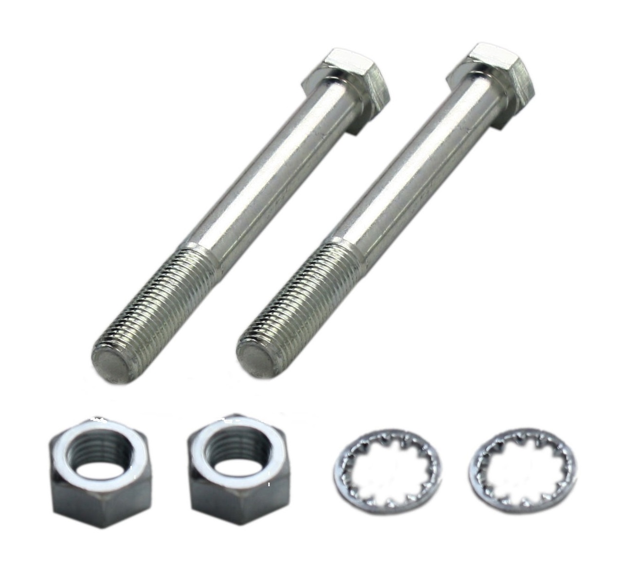 & 75mm Long Bolts Nyloc Nuts & Washers 38MM Tow Bar Towball Spacer  1.5" 