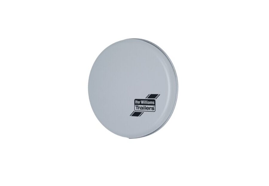Photo of Ifor Williams Silver Spare Wheel Cover - P0885