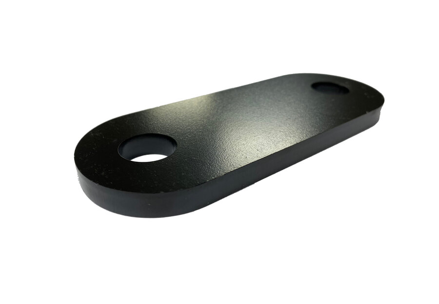 Photo of 8mm Black eCoated Towbar Towball Spacer Plate