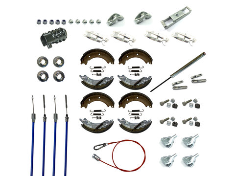 Photo of Genuine Ifor Williams Twin Axle (up to 2700kg) Full Brake Service Kit