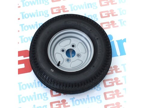500 x 10 Wheel & Tyre Assembly 4 Ply 4 x 100mm PCD