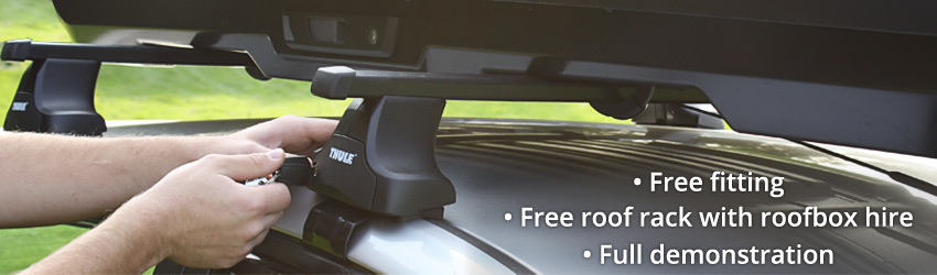 Roofbox Hire Fitting