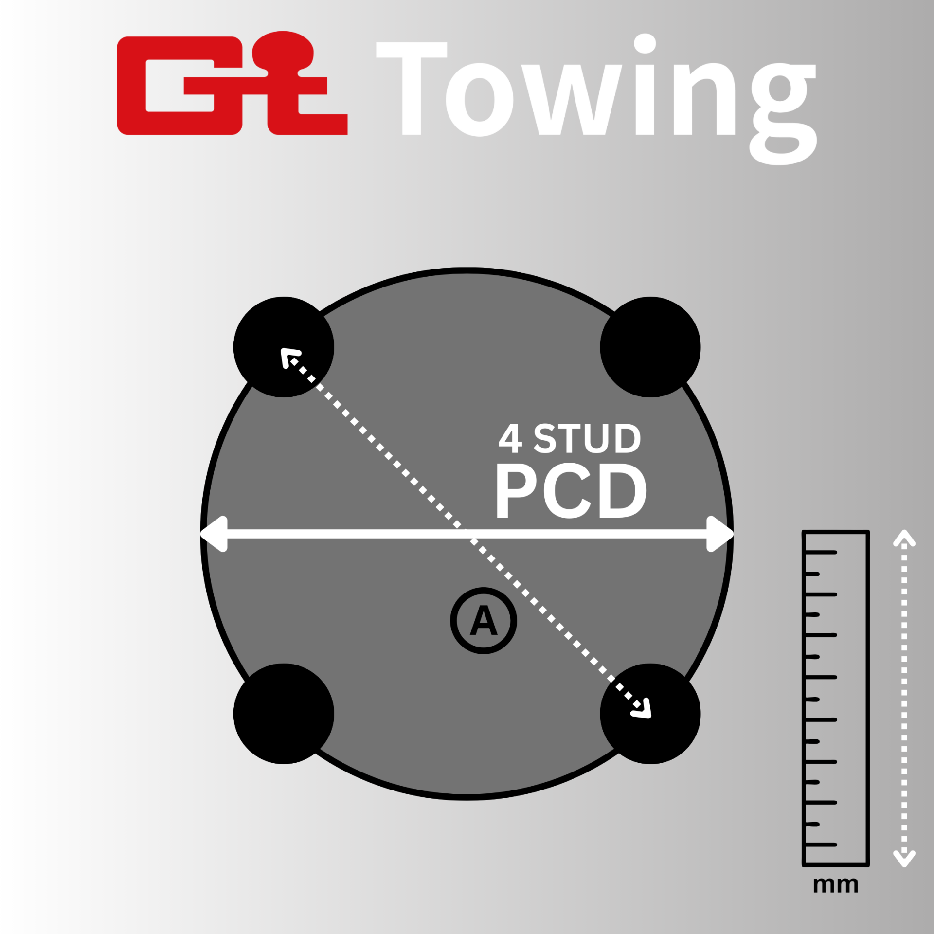 Calculate your 4 Stud Trailer Wheel PCD