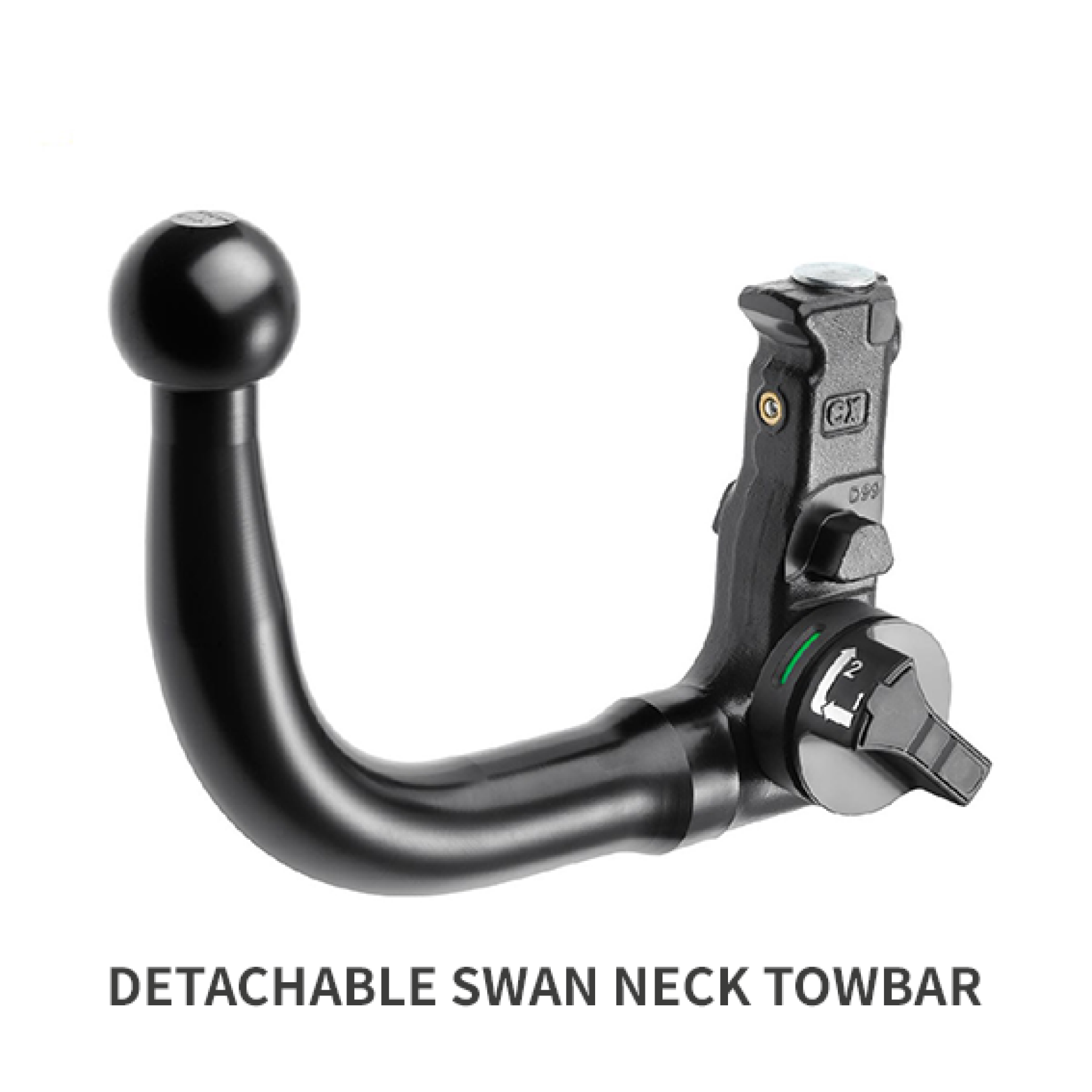 Detachable Swan Neck Towbar