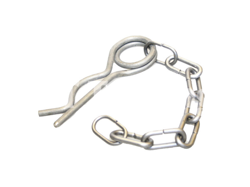 Ifor Williams Jockey Wheel Retaining R Clip & Chain - P04743