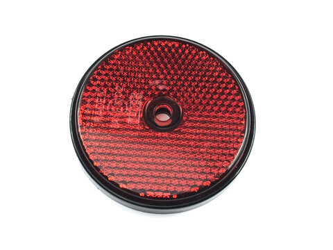 Red Round Reflector