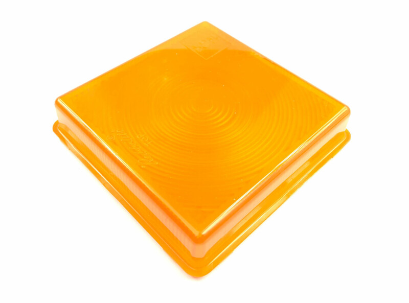 Rubbolite Square Amber Indicator Lens - P06770/I