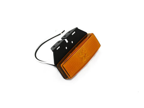 Amber LED Multivoltage Side Marker Light With Bracket