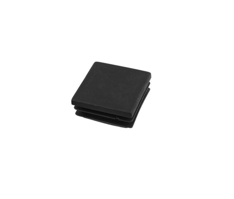 Black Plastic End Cap Bung 50mm x 50mm