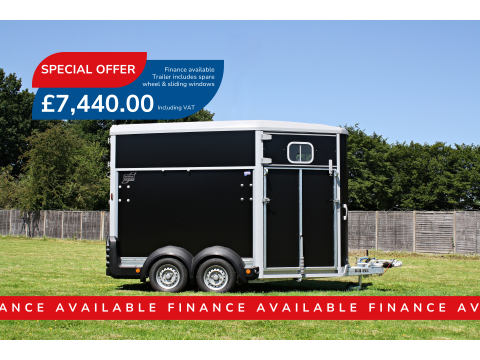Ifor Williams HB506 Double Horse Trailer - Black