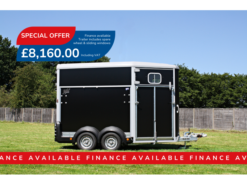 Ifor Williams HB511 Double Horse Trailer - Black