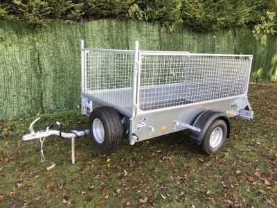 Ifor Williams P7e Ramp Flotation Wheels Unbraked Trailer Mesh