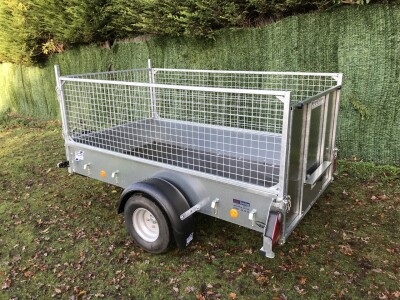 Ifor Williams P7e Ramp Flotation Wheels Unbraked Trailer Mesh