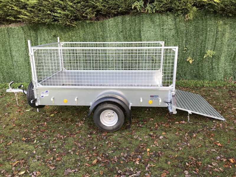 Ifor Williams P7e Ramp Flotation Wheels Unbraked Trailer Mesh